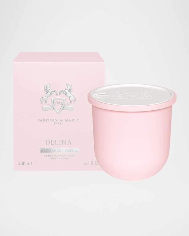 Delina Body Cream Refill, 6.7 oz.